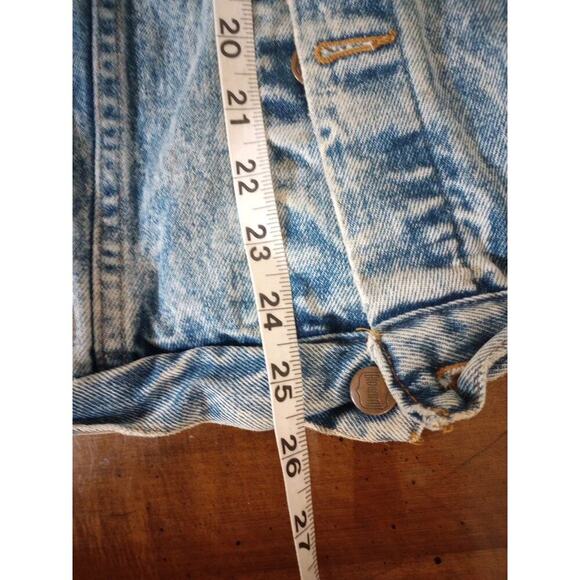 Vtg Big Smith Trucker jean jacket men's Sz LG Mustang World War II USA - Picture 10 of 10